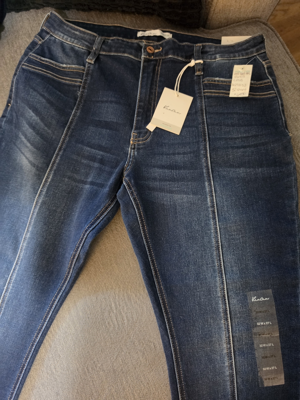 KanCan Dark Indigo Slim Straight Women’s Jeans